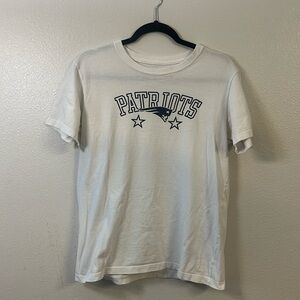 New England Patriots white shirt